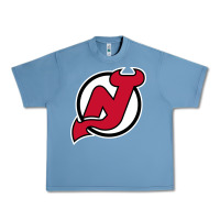 Pebble Blue the NJ devils Urban Heavy Tee - linhVisuals