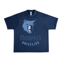 Navy memphis Urban Heavy Tee - linhVisuals