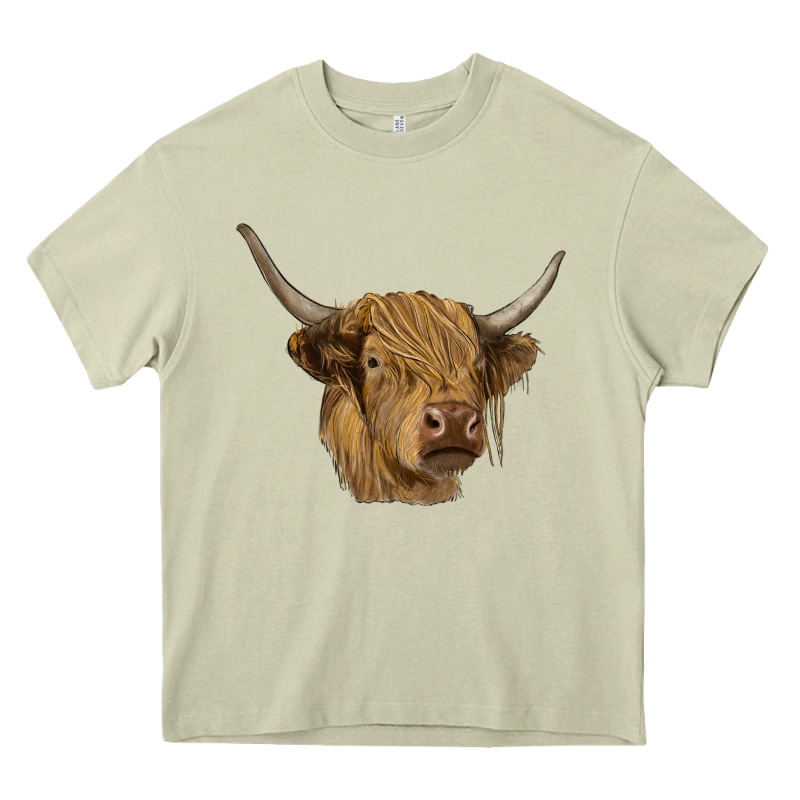 Highland Cow Heavy Core Tee by RanaPortraitStore | Teevron