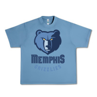 Pebble Blue memphis Urban Heavy Tee - linhVisuals