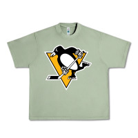 Oil Green the  penguins Urban Heavy Tee - linhVisuals
