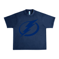 Navy the lightning Urban Heavy Tee - linhVisuals