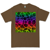 Cacao colorful giraffe seamless pattern Premium Tee - BundleAndBundleShop