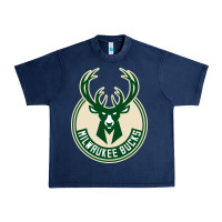 Navy milwauke Urban Heavy Tee - linhVisuals