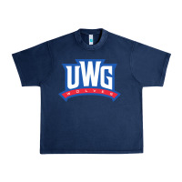Navy uwg wolves Urban Heavy Tee - linhVisuals