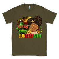 Army Green Little miss Juneteenth Classic Tee - FaDigitalArtStudio