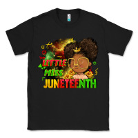 Black Little miss Juneteenth Classic Tee - FaDigitalArtStudio