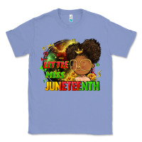 Colony Blue Little miss Juneteenth Classic Tee - FaDigitalArtStudio