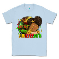 Dusty Blue Little miss Juneteenth Classic Tee - FaDigitalArtStudio