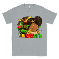 Heather Grey Little miss Juneteenth Classic Tee - FaDigitalArtStudio