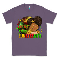 Lavender Little miss Juneteenth Classic Tee - FaDigitalArtStudio