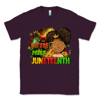 Plum Little miss Juneteenth Classic Tee - FaDigitalArtStudio