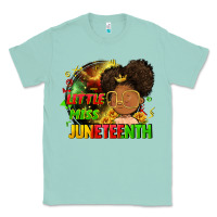 Seafoam Little miss Juneteenth Classic Tee - FaDigitalArtStudio