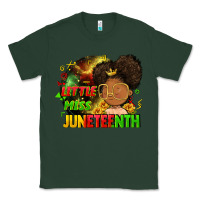 Sports Green Little miss Juneteenth Classic Tee - FaDigitalArtStudio