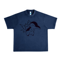Navy cyndaquil Urban Heavy Tee - linhVisuals