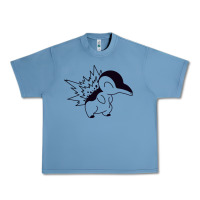 Pebble Blue cyndaquil Urban Heavy Tee - linhVisuals