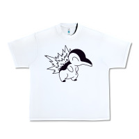 White cyndaquil Urban Heavy Tee - linhVisuals