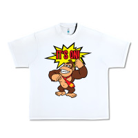 White donkey kong Urban Heavy Tee - linhVisuals