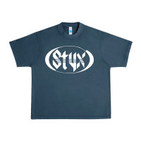 Midnight Navy styx Urban Heavy Tee - linhVisuals