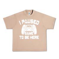 Burro i paused my game to be here Urban Heavy Tee - linhVisuals