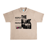 French Oak respect protect love the black woman Urban Heavy Tee - linhVisuals
