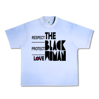 Grape Ice respect protect love the black woman Urban Heavy Tee - linhVisuals