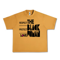 Peanut Butter respect protect love the black woman Urban Heavy Tee - linhVisuals