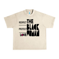 Sandshell respect protect love the black woman Urban Heavy Tee - linhVisuals