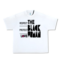 White respect protect love the black woman Urban Heavy Tee - linhVisuals