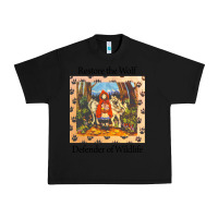 Black restore the wolf defenders of wildlife Urban Heavy Tee - linhVisuals