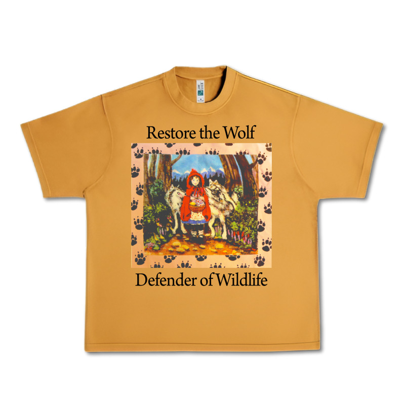 Restore The Wolf Defenders Of Wildlife Urban Heavy Tee by linhVisuals | Teevron