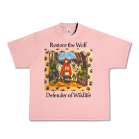 Salmon restore the wolf defenders of wildlife Urban Heavy Tee - linhVisuals