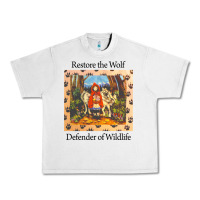 Lunar Rock restore the wolf defenders of wildlife Urban Heavy Tee - linhVisuals