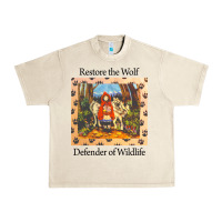 Sandshell restore the wolf defenders of wildlife Urban Heavy Tee - linhVisuals