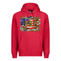 Cardinal western america map usa Premium Hoodie - BarkalooDesign