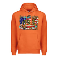 Carrot western america map usa Premium Hoodie - BarkalooDesign