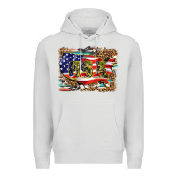 Dove Grey western america map usa Premium Hoodie - BarkalooDesign