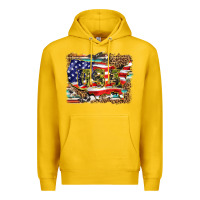 Lemon western america map usa Premium Hoodie - BarkalooDesign