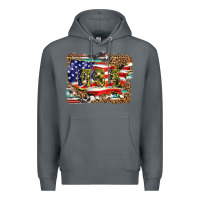 Rock western america map usa Premium Hoodie - BarkalooDesign