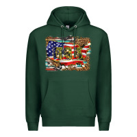 Sports Green western america map usa Premium Hoodie - BarkalooDesign