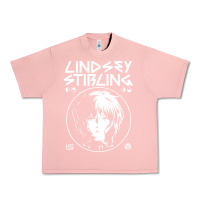 Salmon lindsey stirling white Urban Heavy Tee - linhVisuals