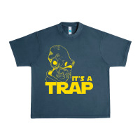 Midnight Navy it's a trap Urban Heavy Tee - linhVisuals