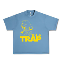 Pebble Blue it's a trap Urban Heavy Tee - linhVisuals