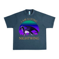 Midnight Navy wings of fire i am a lying nightwing vintage Urban Heavy Tee - linhVisuals