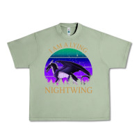 Oil Green wings of fire i am a lying nightwing vintage Urban Heavy Tee - linhVisuals