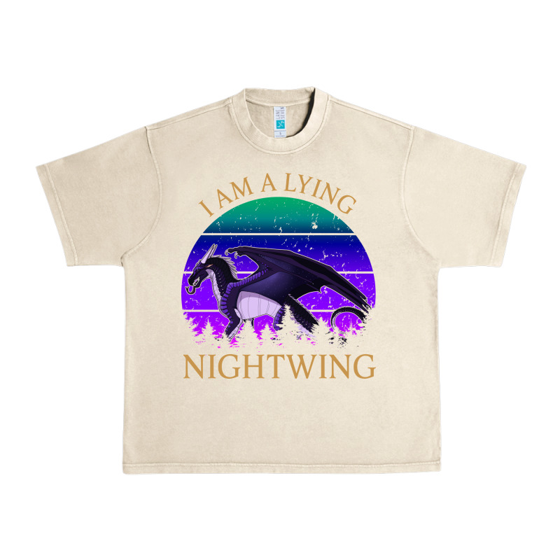 Wings Of Fire I Am A Lying Nightwing Vintage Urban Heavy Tee by linhVisuals | Teevron