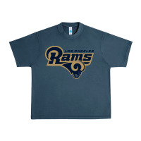 Midnight Navy rams Urban Heavy Tee - linhVisuals