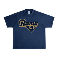 Navy rams Urban Heavy Tee - linhVisuals