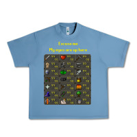 Pebble Blue runescape game Urban Heavy Tee - linhVisuals