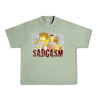 Oil Green sadgasm Urban Heavy Tee - linhVisuals
